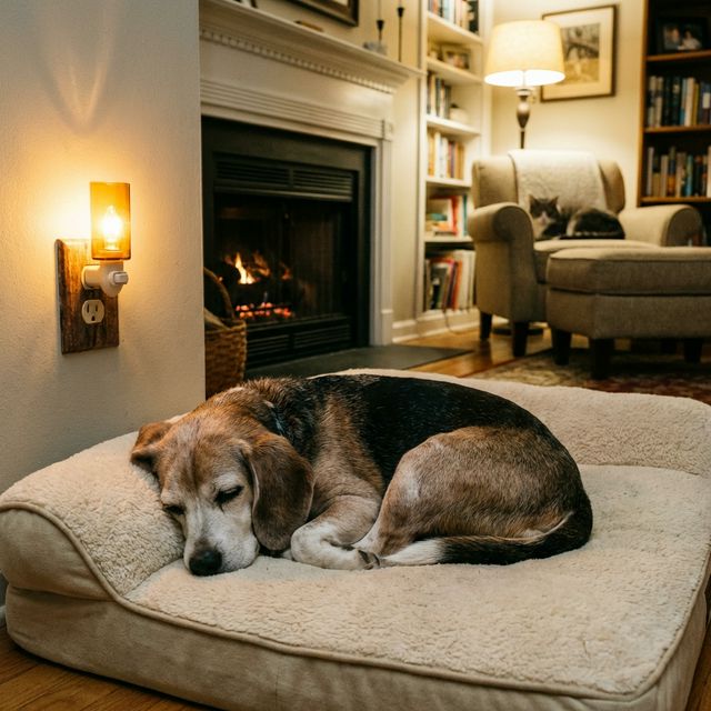 Sleeping Senior Beagle